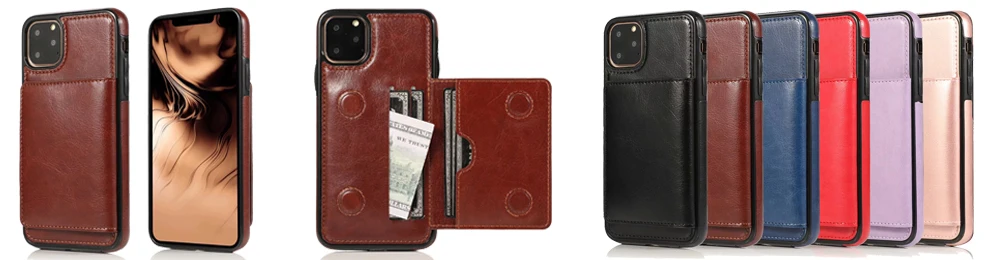 CaseMe rétro cuir sac à main étui pour iPhone 11 Pro X XR XS Max luxe magnéti portefeuille porte-cartes couverture pour iPhone 8 7 6 6S Plus 5