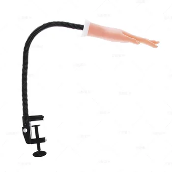 

1set Nail Art Practical Soft Training Hand Tool With Flexible Holder Stand Nail Accessoires For Nail Art Rhinestone Tools