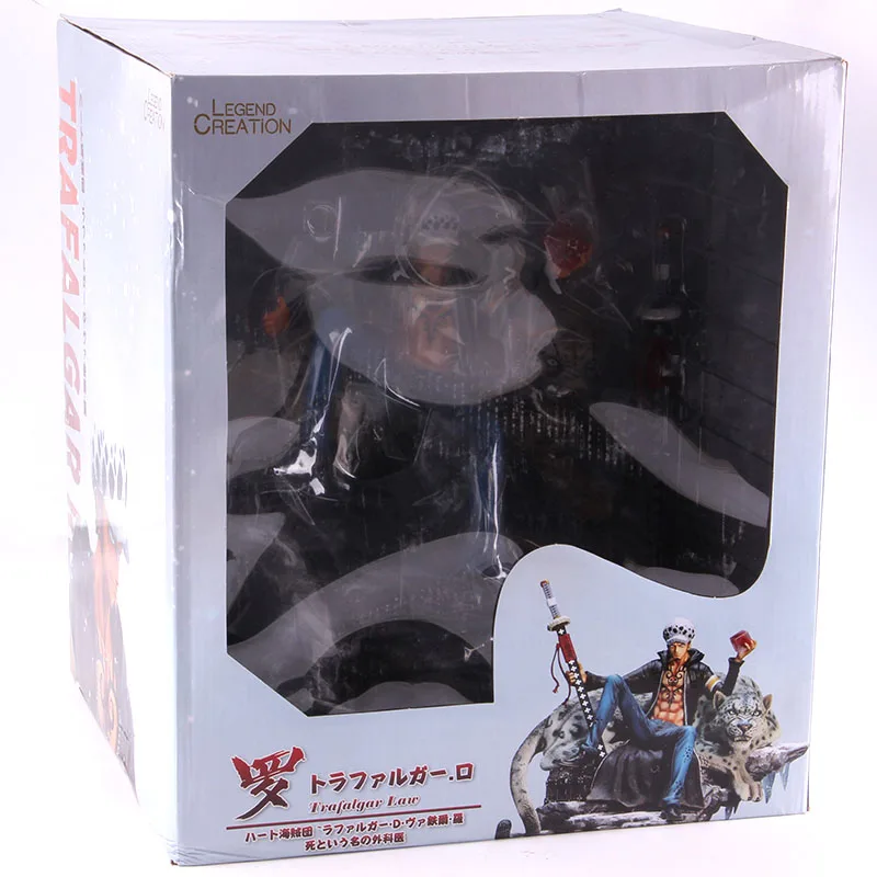 Аниме one piece Trafalgar Law GK Статуя Фигурка Trafalgar D водное право one piece фигурка ПВХ Коллекционная модель игрушки - Цвет: with colorful box