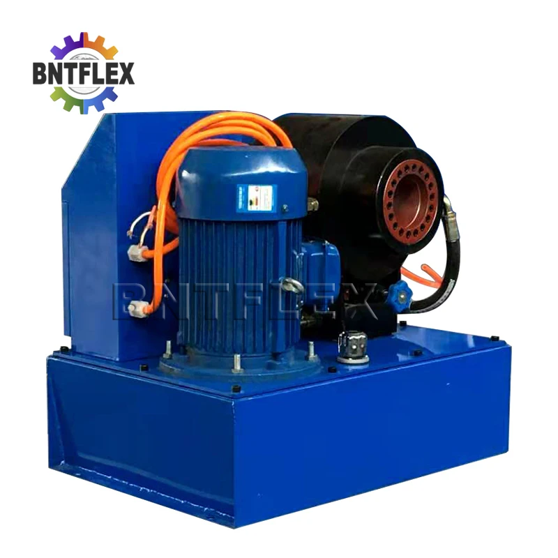 P38 model Compact body 1-1/2 inch hydraulic high pressure hose crimping machine for sales with 8 sets of dies 2