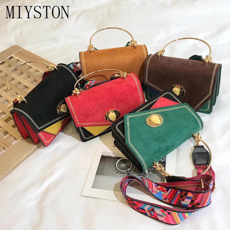 

2019 Quality Leather Patchwork Women Messenger Bag Female Chain Strap Shoulder Bag Small Ladies' Flap Crossbody Bag