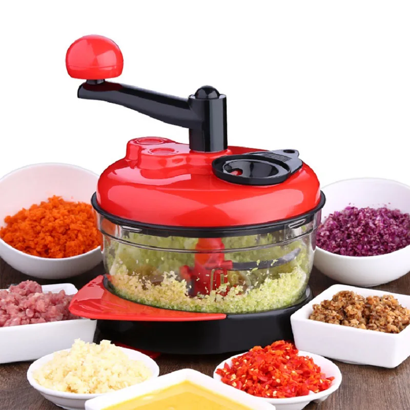 

Kitchen Multi-Function Cutting Machine Manual Meat Grinder Home Cooking Machine Mixer Round Vegetable Cutter Egg Separator