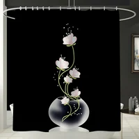Shower Curtain Bathroom Carpet Pedestal Rug Lid Toilet Cover Bath Mat Part Gift Shower Curtain Bathroom Carpet Pedestal Rug Lid Toilet Cover Bath Mat Part Gift
