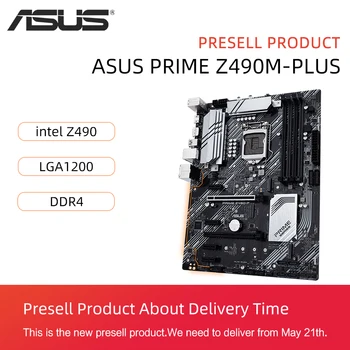 

PRESELL ASUS PRIME Z490M-PLUS LGA1151 DESKTOP PC MASTER OFFICE GAMING MATX Z490 intel LGA 1200 M2 TYPE-C