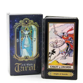 

Tarot Cards Exquisite Pattern Board Game Card Tarot Deck Board Games English Cards Family Gift Party Playing Entertainment