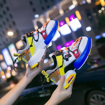 

Explosive color matching men's sports shoes women's vulcanized shoes PU breathable perspiration versatile lightweight flat shoes