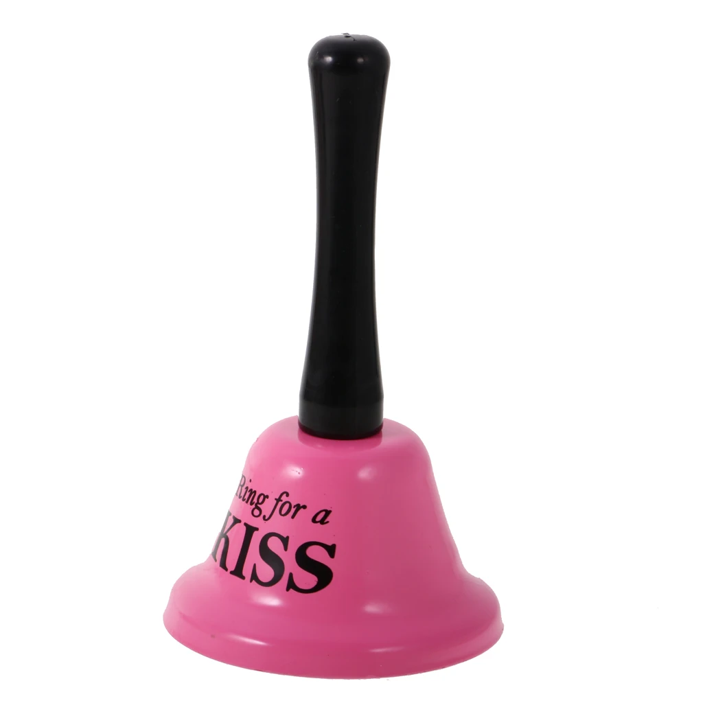 Creative Hand Bell Lovers Gift Gag Toy Joke Game Ring for Sex/a Kiss/ Love