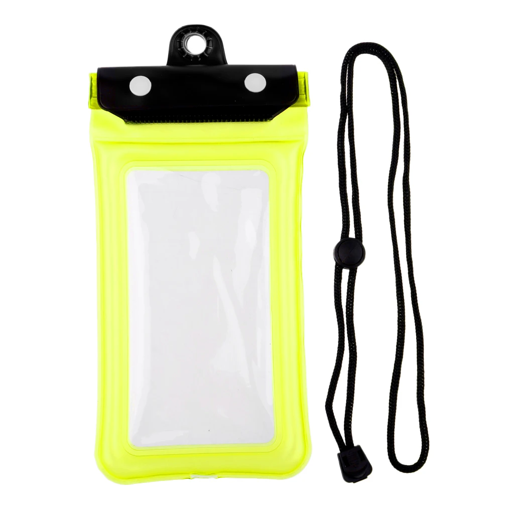 Double Locked Waterproof Phone Case Pouch Cover Holder Swimming Dive Dry Bag Fits Most Smart Phones up to 6.0