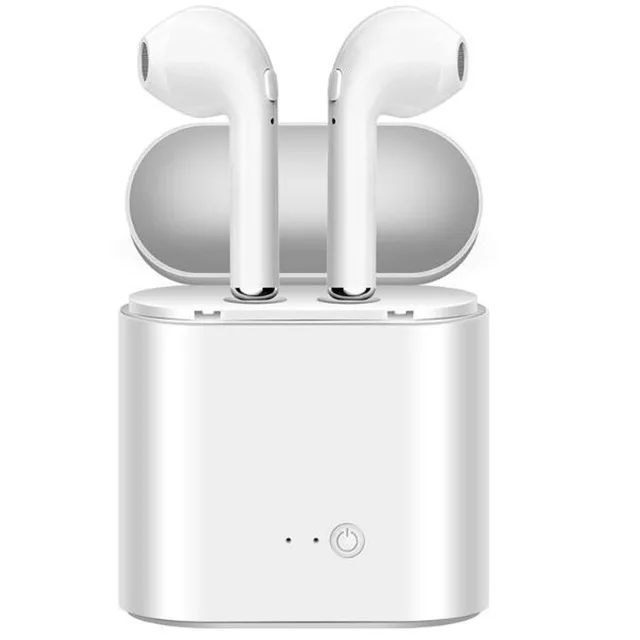 I7s TWS беспроводные наушники 3D Bluetooth 5,0 наушники для андроида для iPhone 7 8 Plus x xr Xiaomi Mi 9T+ зарядная коробка Спорт - Цвет: i7s-NOPACKAGE-WHITE