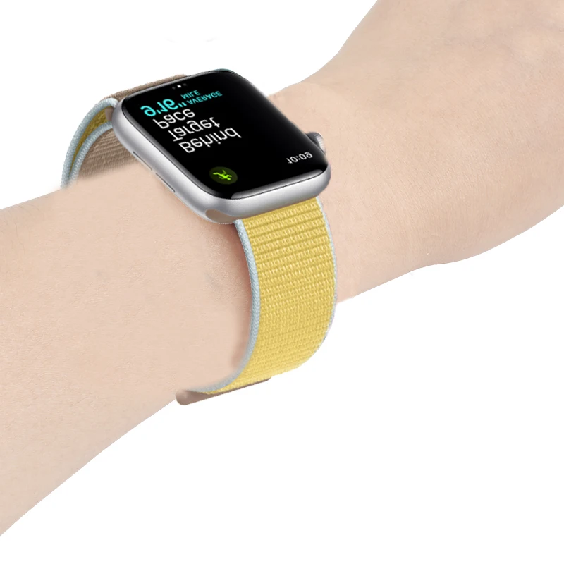 Спортивный ремешок для Apple watch 42 мм 38 мм correa 5 4 44 мм 40 мм Iwatch series 3 2 ремешок для часов браслет дышащие аксессуары