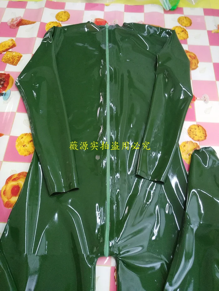 Handmade-Transparent-Brown-Men-Latex-Catsuit-Rubber-Bodysuits-Socks-with-Back-Crotch-Zipper-11
