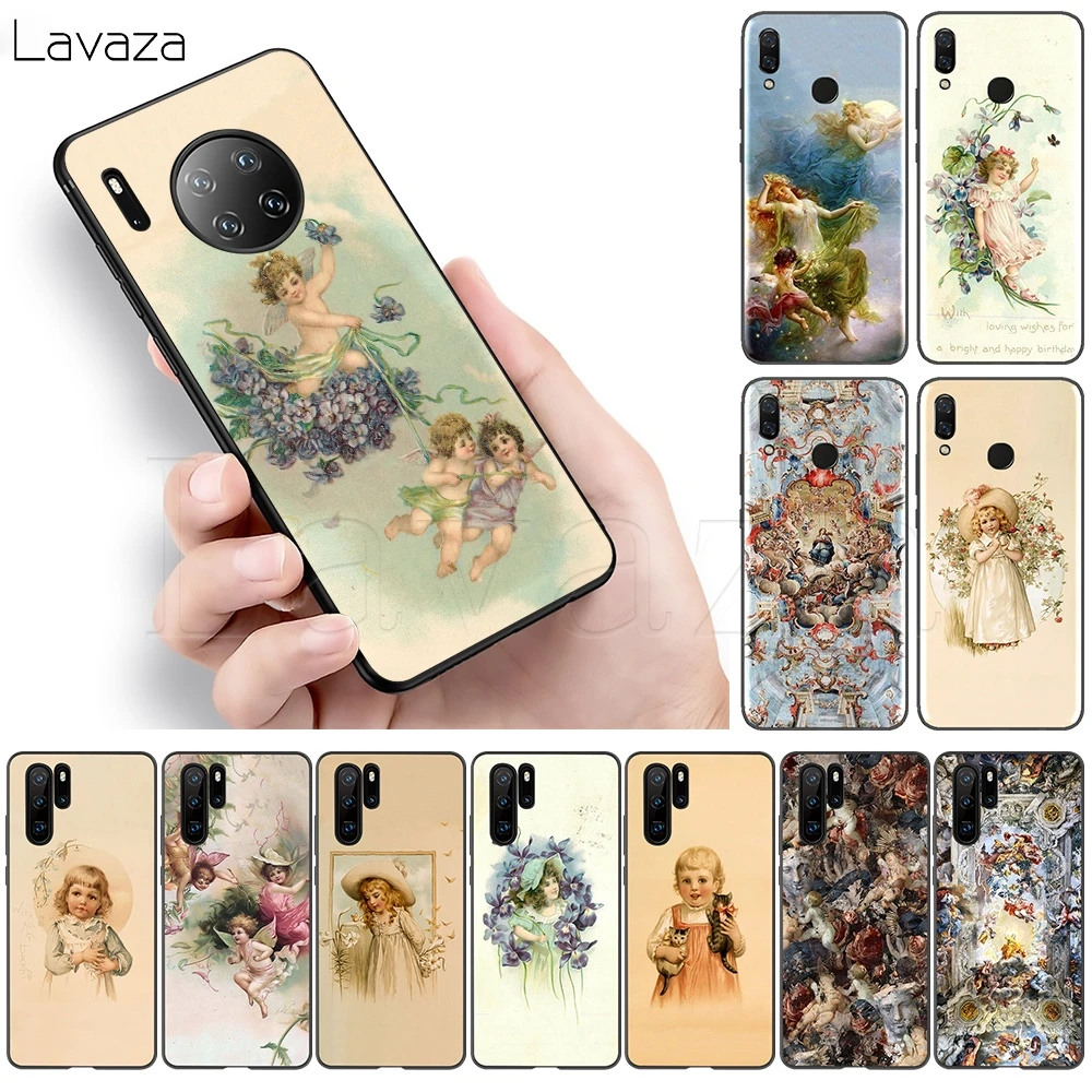 Мягкий силиконовый чехол Lavaza Renaissance angels для Honor Note 6A 7A 7X 8A 8X 8C 9 9X 10 20 20S 9A 10X Y6P Pro Lite |