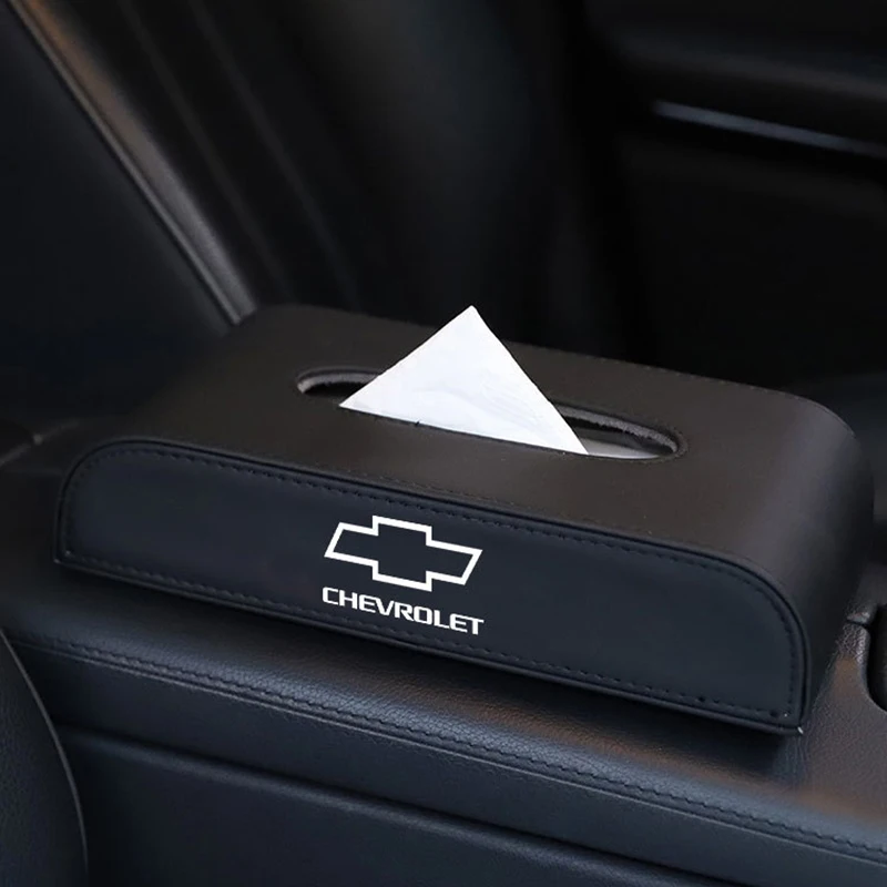

1 Pcs Car Tissue Box Set Tissue Box Holder Interior Decoration Box For Chevrolets cruze captiva lacetti aveo niva trax onix Car