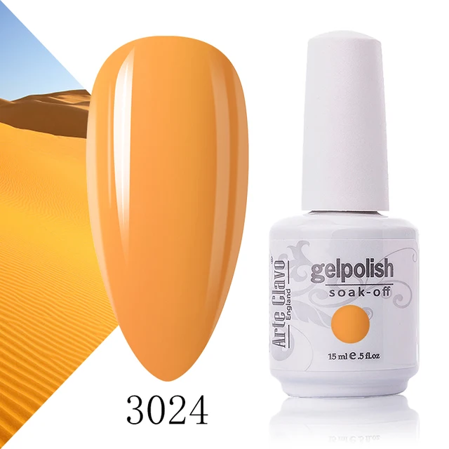 Arte Clavo 131 Colors Gel Polish Nail Gel Varnish Paint Semi Permanent Nails Art Gel Nail Polish For Manicure Top Coat Base Coat 3024