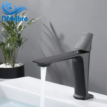 

Black Bathroom Basin Faucet Water Tap Faucet Black Faucet Sink Taps Single Handle Hole Deck Wash Hot Cold Mixer Tap Crane