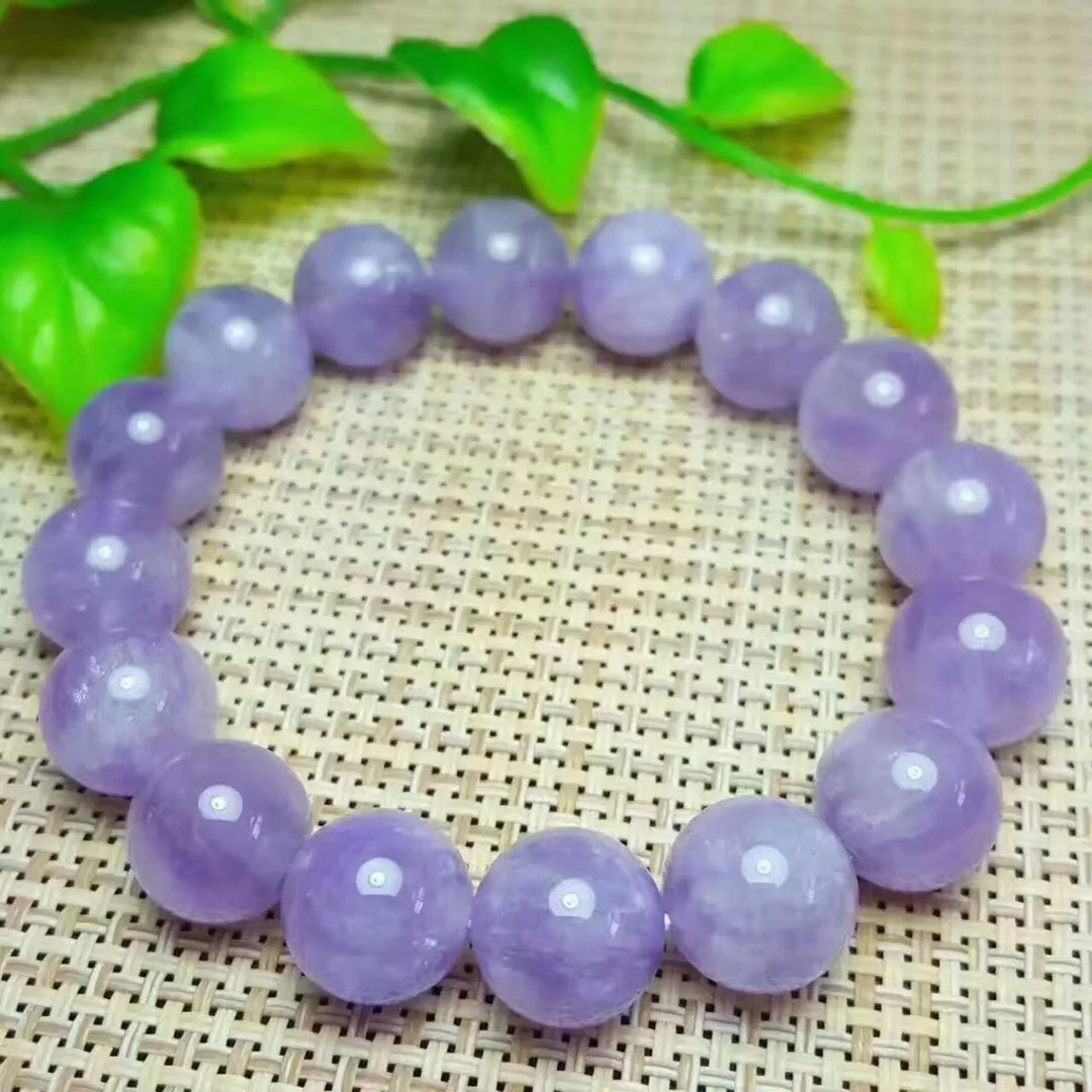 

19 Years Summer New Style Entirely Natural Lavender Amethyst Bracelets Color Bright Crystal Moist Real Object Photo Shoot