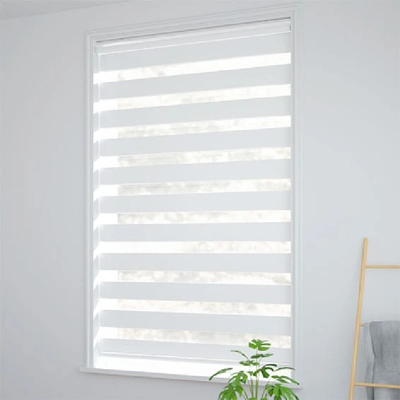 Classic Zebra Blinds Dual Roller Shades Window Curtain Light Filtering Two Layers Fabric Model Z1 Customize Size Curtains Custom Blinds Shadesshade Curtain Aliexpress