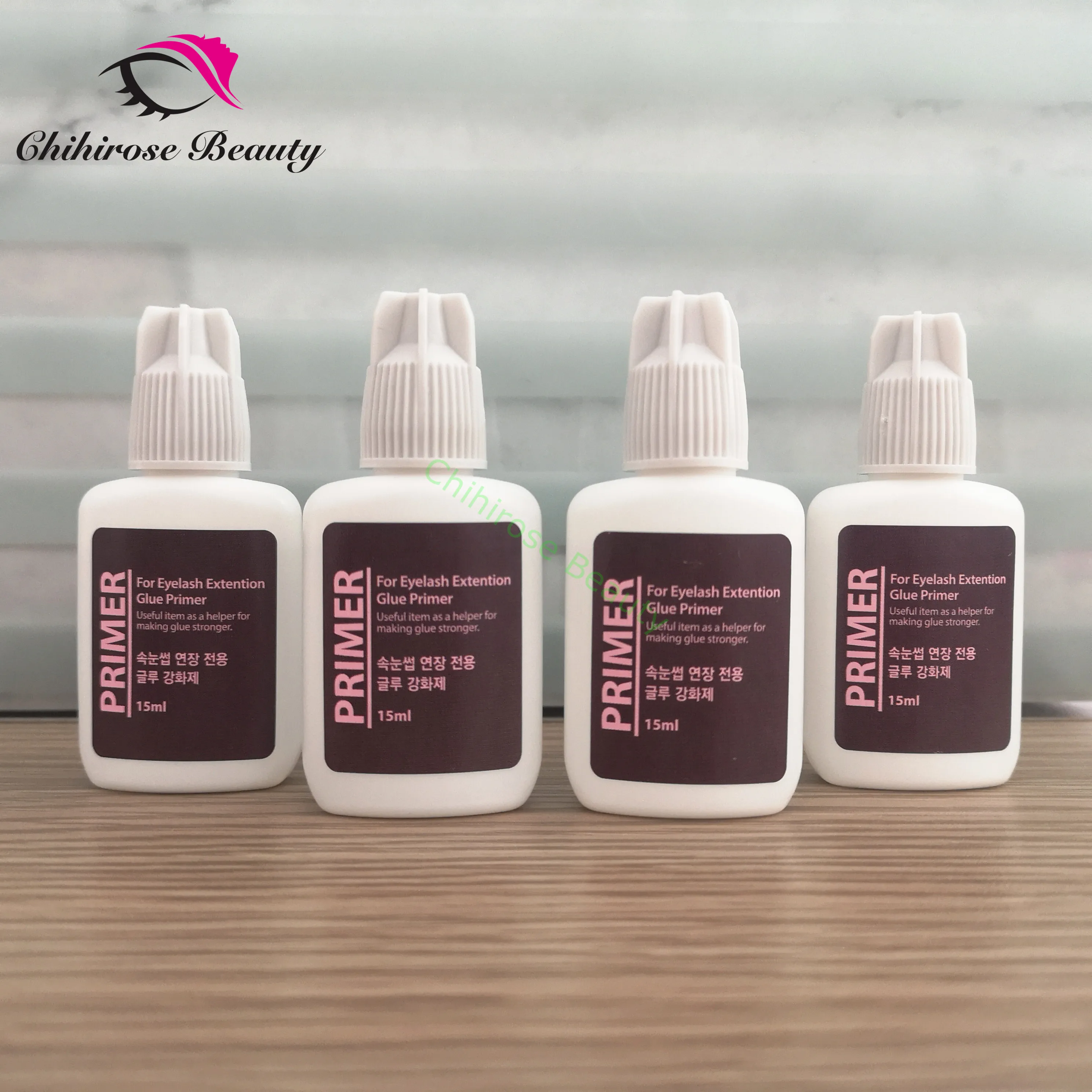 3 Bottles Korea Sky Eyelash Extension Glue Primer 15ml Keep Lashes Stay
