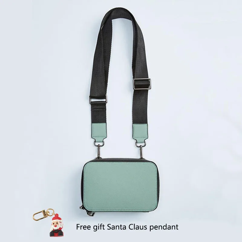 Casual Small Box Designer Bag Women's Shoulder Crossbody Bags 2021 New Fashion Pu Leather Wide Shoulder Strap Sac Messenger Bag
