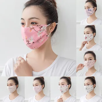

Adult Women Facemask Breathable Outdoors Mascarilla Reusable Mask PM2.5 Air Face Mask Sports Protection Mascarillas Print Masque