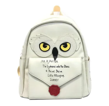 

Women Girls Hedwig Owl Backpack H. Potter Hogwarts MINI Bag School Bag Hogwarts Letter Shoulder Bags