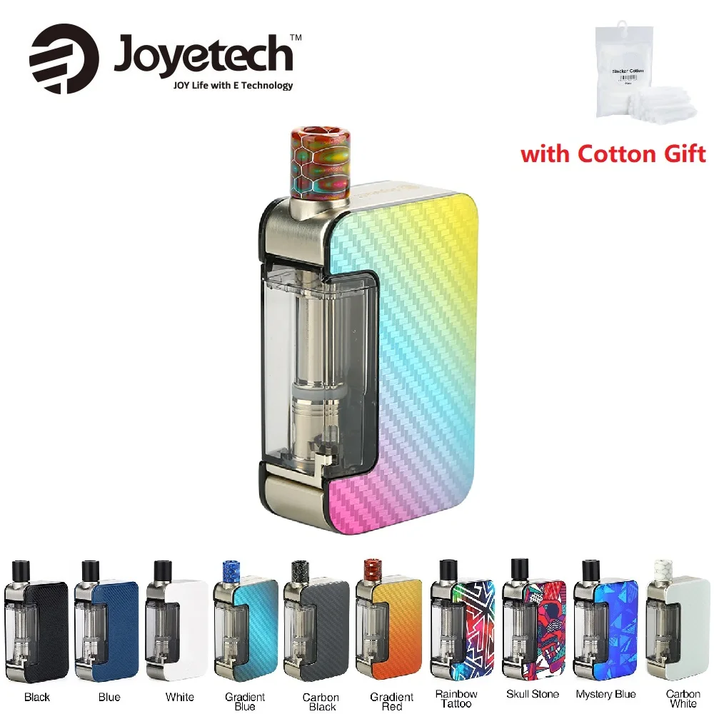 

Free Cotton Gift Joyetech Exceed Grip Starter Kit 1000mAh Battery E-cig Vape Kit w/ 4.5ml Pod Cartridge Vs Air Plus / RunAbout