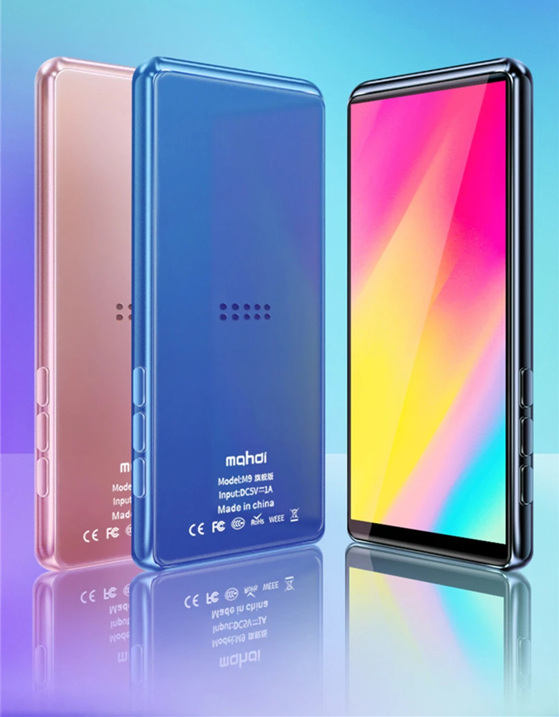 Bluetooth 5.0 mp4 player 1080p vídeo imagem