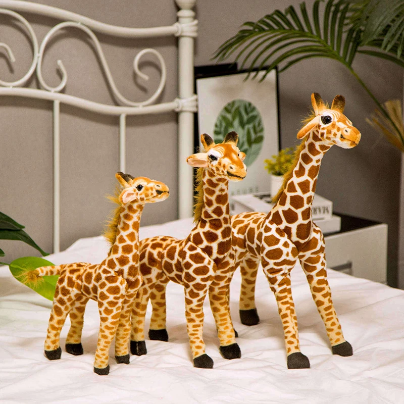 35-120cm Giant Real Life Giraffe Plush Toys High Quality Stuffed Animals  Dolls Soft Kids Children Baby Birthday Gift Room Decor - AliExpress