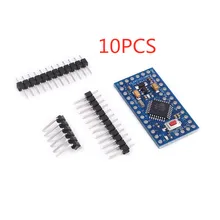 10 шт. Pro Mini улучшенная версия ATMEGA328P 5 В/16 м Интерактивная среда для arduino 5 В/16 м строительные блоки Интерактивная среда