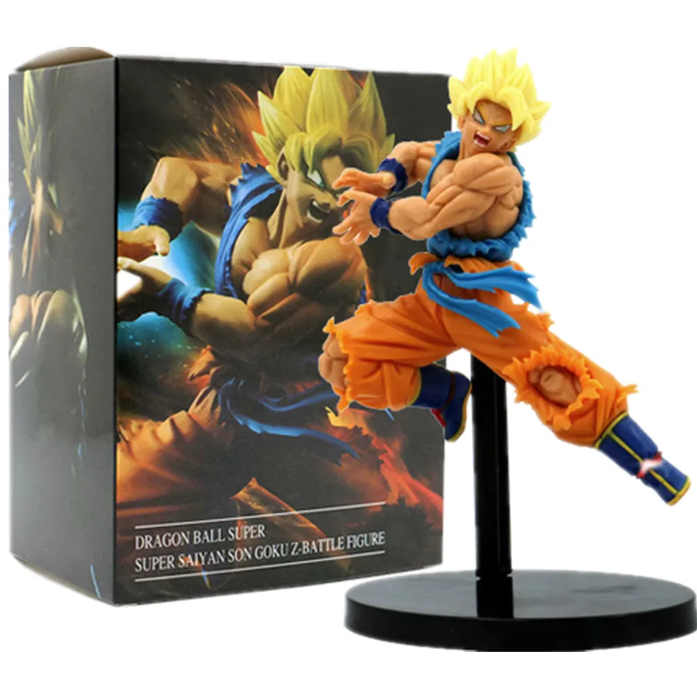 Dragon Ball Z Goku Super Saiyan 2 ПВХ фигурки Dragon Ball Супер аниме DXF Goku kamehameha фигурка игрушка DBZ