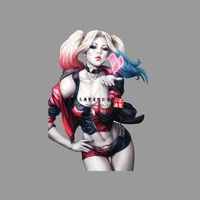 Vinyl Decal Suitable for  Car Truck Joker Anime Comic Laptop Quinn Suicide Sqaud Stcker misfits