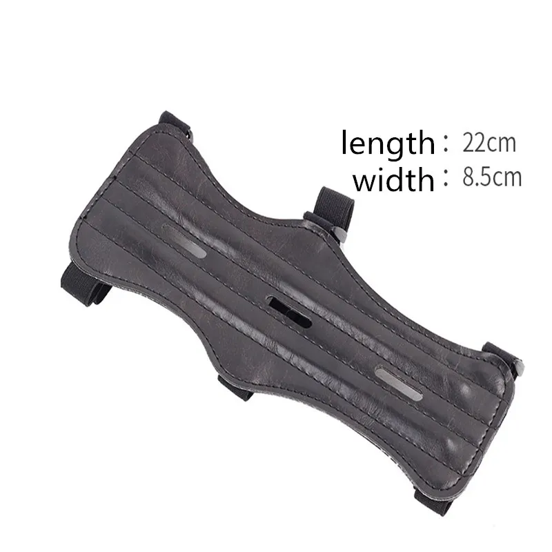 Forearm Gear Men Women Target Archery PU Leather Outdoor Adjustable Lightweight Professional Strap Protection Arm Guard Elastic