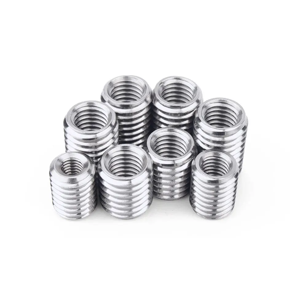 Thread Adapter 5pcs internal and external teeth adapter screw M14 M12 M10 M8 M6 wire opening conversion screw M10*1 external teeth For DIY