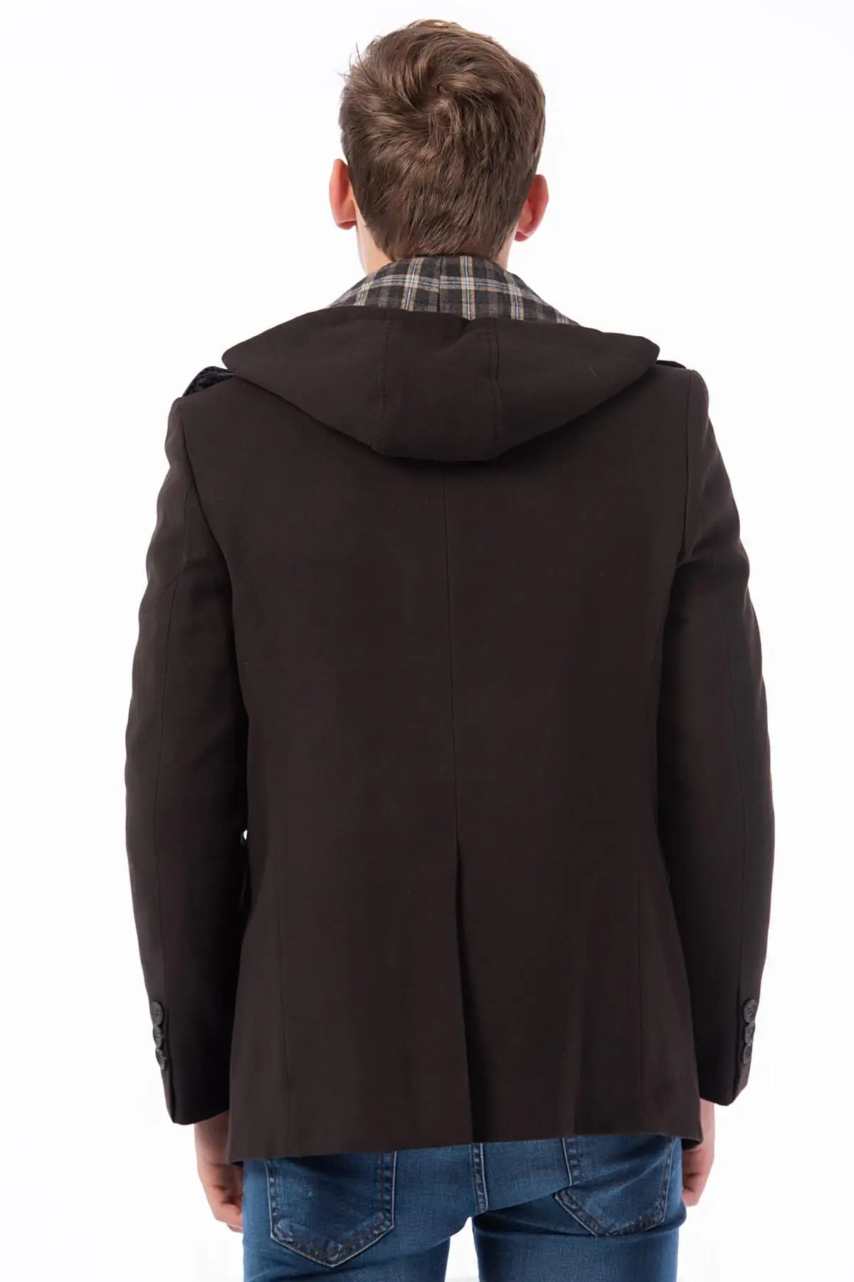 Dewberry Мужской Кофе Coat-1030001K7531