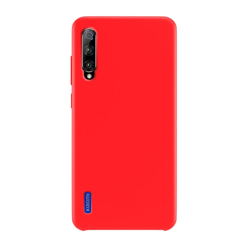 Для Xiaomi mi A3 чехол мягкий жидкий силиконовый чехол для Xiaomi mi 8 Lite mi A3 lite CC9 CC9e 9T 9 SE красный mi Note 5 6 7 Pro 7S Чехол - Цвет: red