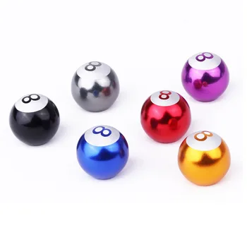 

4 pcs/set Aluminum Alloy Car Moto Bike Wheel Tire Valve Caps Number 8 Tyre Valve Stem Air Caps for Ford Infiniti Fiat Honda VW