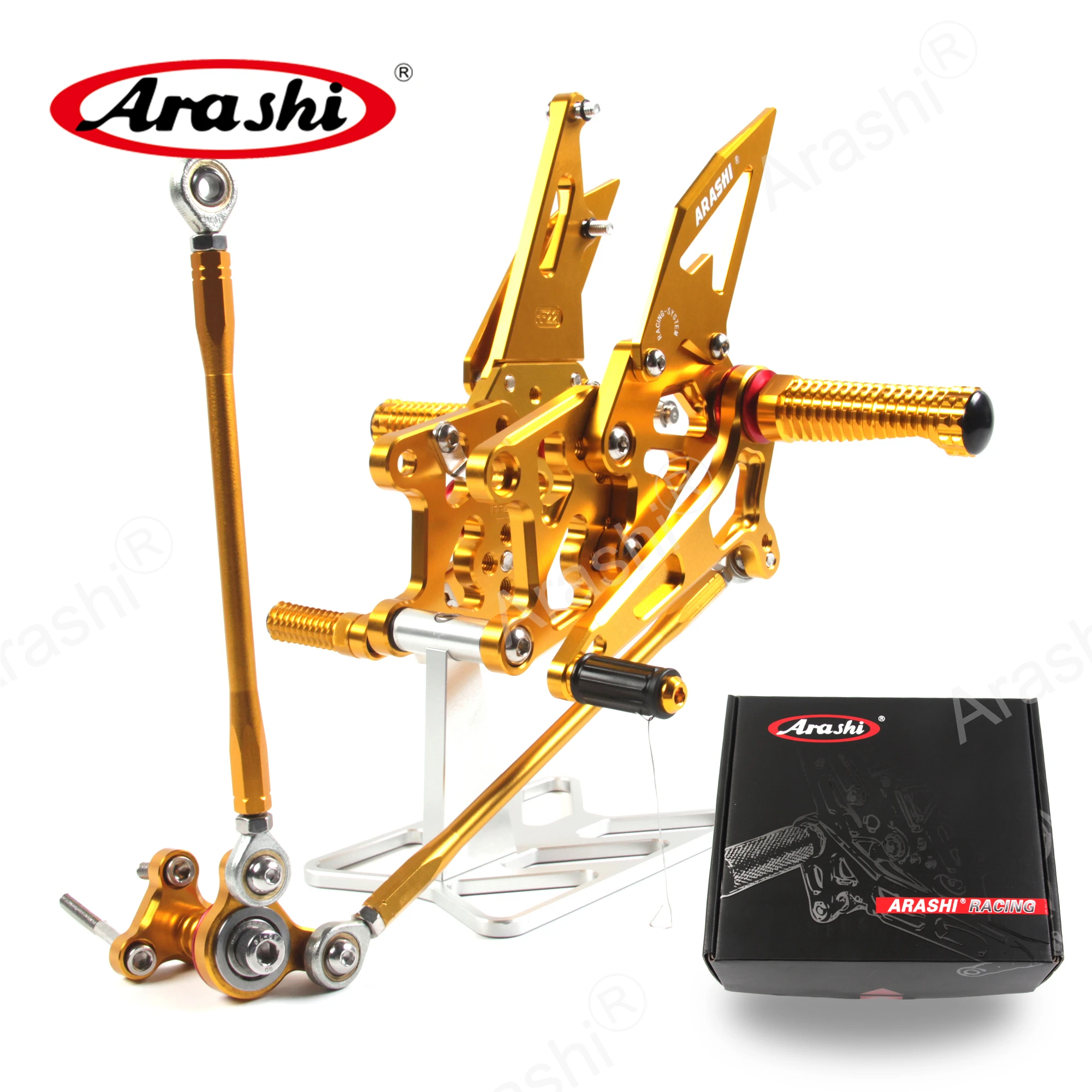 ARASHI для HONDA CBR600RR 2007-2008 Rider Rearsets CBR 600 CBR600 RR 2007 2008 07 08 Регулируемые подножки для ног