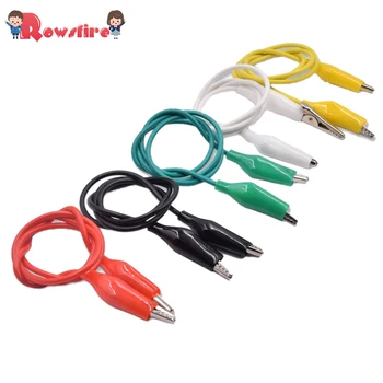 

5Pcs 50cm Microbit Alligator Clip Line Extension Line For Micro:Bit IO Double-End