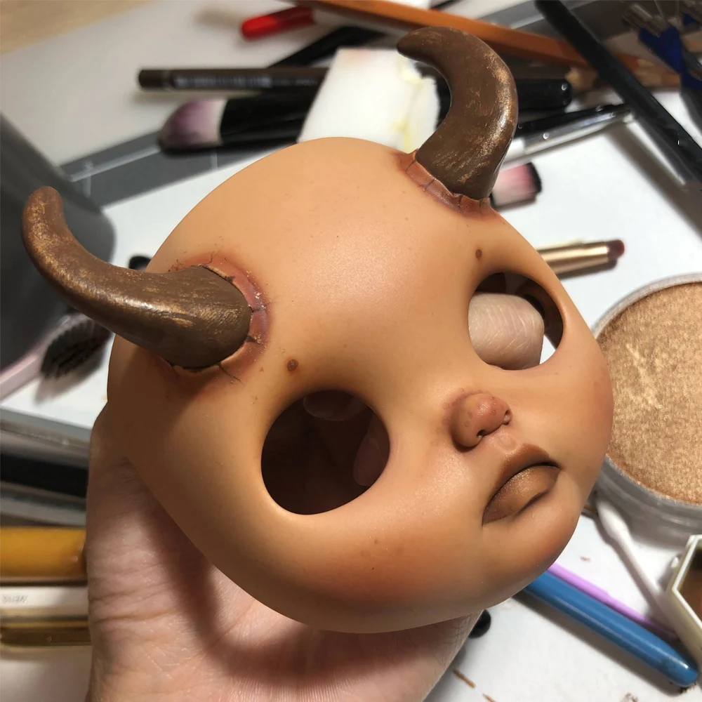 Blyth кукольная лицевая пластина для diy вашего макияжа blyth включая заднюю панель