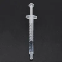 5pcs 10pcs 1ml 2ml Sterile medical injection Industry Dispensing Measuring Liquid Glue Syringes with Pointed Needle Storage Caps 1