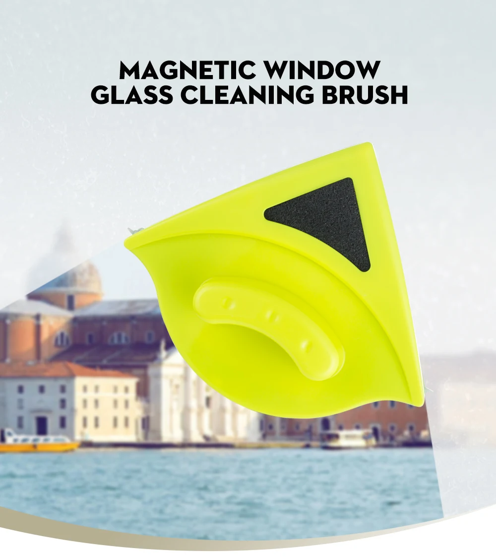 В домашних условиях магнитный очиститель стекла Щетка для инструмента Двухсторонняя щетка для очистки стекла для мытья окон Чистящая щётка