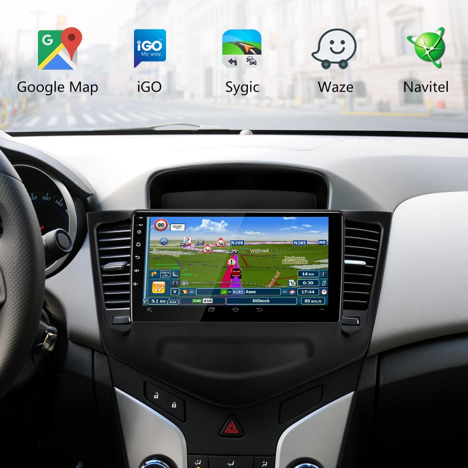 Perfect Jansite Android Car Radio for Chevrolet Cruze 2009 2010 2011 2012 2013 2014 FM AM touch screen 4G Internet WIFI Reversing image 12