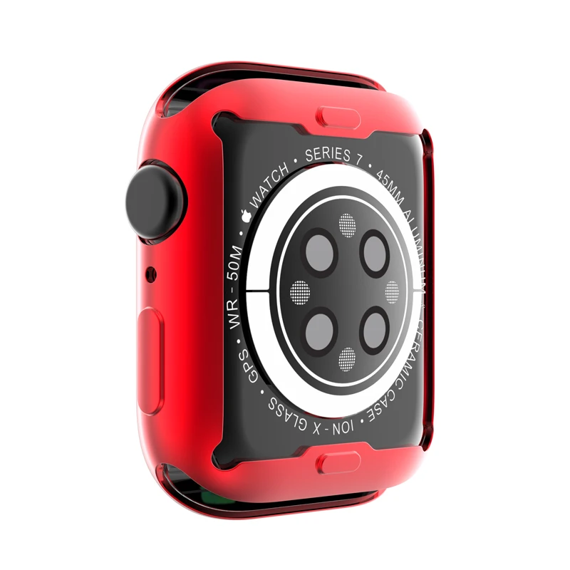  ð SE 7 45MM 41MM  ȣ뿡   Ȯ ð Ŀ ̽ iWatch ø 7 ۿ   TPU  Ʈ ̽
