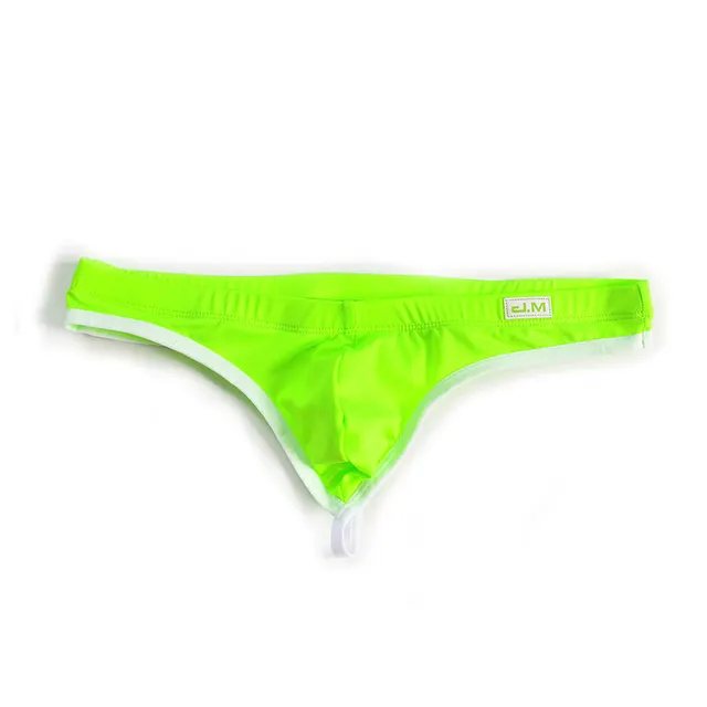 Bright Neon Gay Men's T-Back Swimwear (5 Colors) - Queerks™
