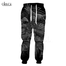 Новинка, повседневные винтажные мужские штаны с 3D принтом в виде тату-пирата викингов, спортивные штаны в стиле хип-хоп, уличная одежда для женщин и мужчин, брюки