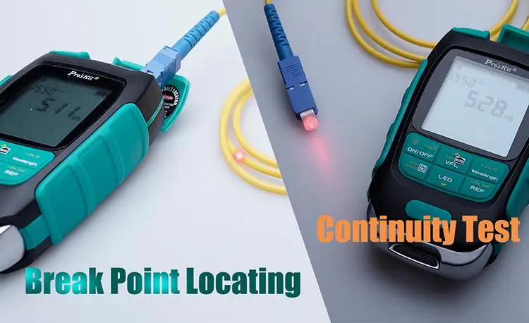 Proskit MT-7616 High Precision Power Meter 4 in 1 Multifunctional Optical Pen Tester Disconnected LAN Cable Failure Tester handheld oscilloscope