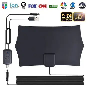 

4K Digital Antenna Amplifier HDTV Aerial Antenna DVB-T2 Antenna 960 Miles Indoor Signal-Receiver TV Antenna