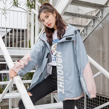 

L Fashion Joint Coat Female 2020 Autumn New Style INS Fashion Loose