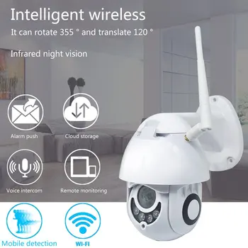 

1080P Wireless IP Camera Wifi CCTV Mini PTZ Camera Home Security 360 Camera 2mp HD 1080p Wireless Video Surveillance Speed Dome