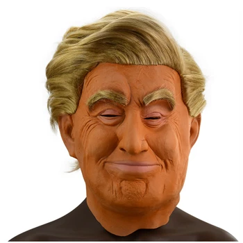 

Patygr President Trump Mask Realistic Adults Halloween Deluxe Latex Full Head Donald NEW